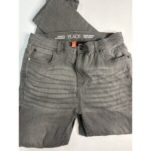 Children’s Place Super Skinny Faded Gray Jeans Sz 18